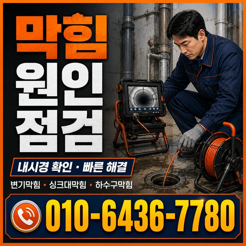 사천읍 지역 변기막힘 관련 이미지