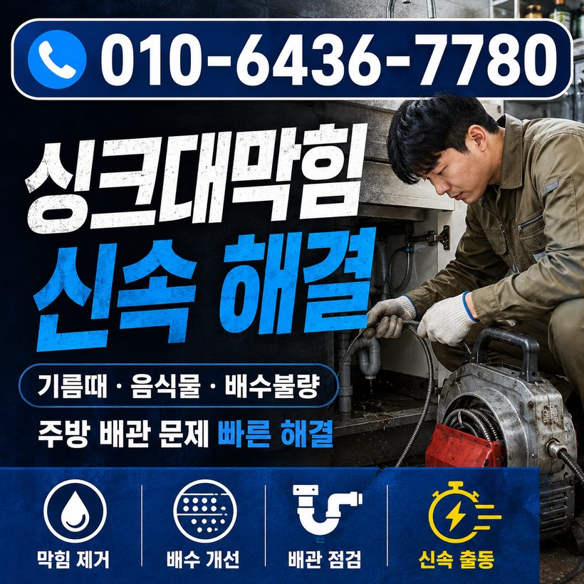 사천읍 하수구막힘 빠른출동 4