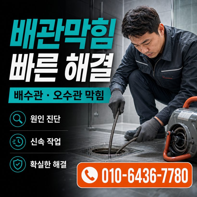 평리동 지역 싱크대막힘 관련 이미지