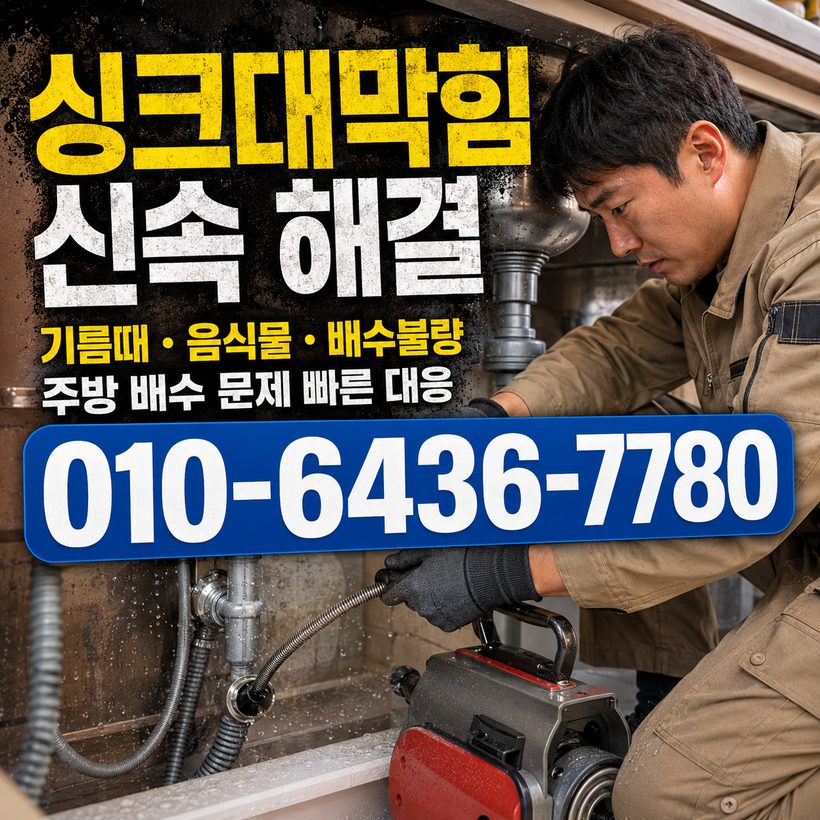 신천동 하수구막힘 빠른출동 5