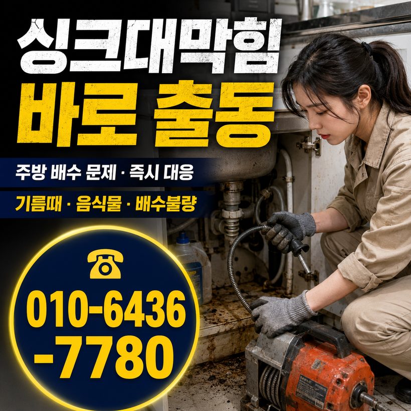 학장동 지역 세면대뚫음 관련 이미지