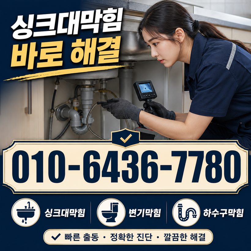 지저동 지역 배관청소 관련 이미지