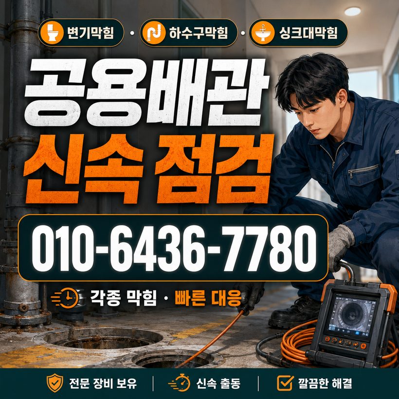 남부민동 하수구막힘 빠른출동 5